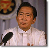 President Ferdinand Marcos.  Microsoft ® Encarta ® 2006. © 1993-2005 Microsoft Corporation. All rights reserved.