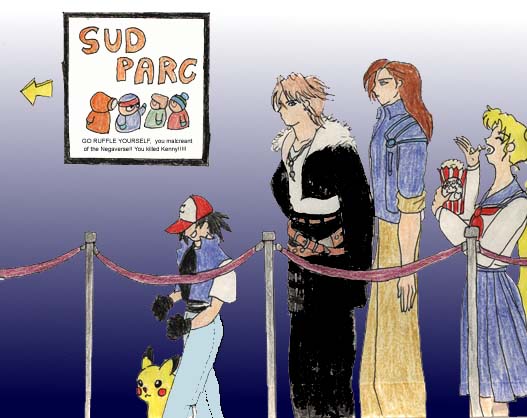 The South Park Movie at a French Theatre