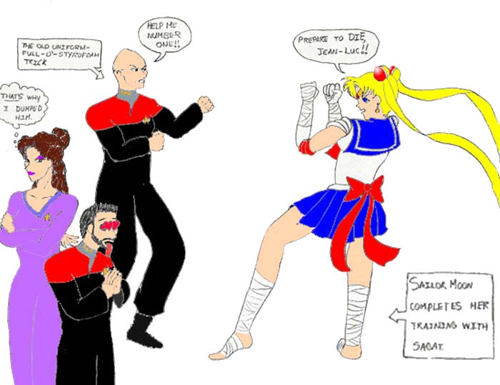 Captain Picard vs. Sailor Moon