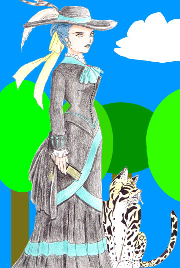 A Marm and her Pet Tiger