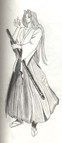 Ukyo eats an Apple