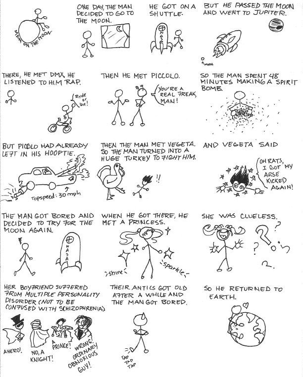 one page comic