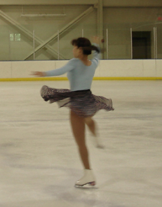 October 2005.&nbsp; Entering an attitude spin.