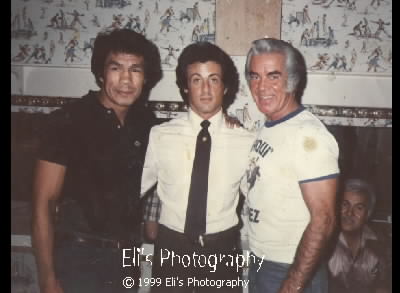 Sylvester Stallone w/ boxers