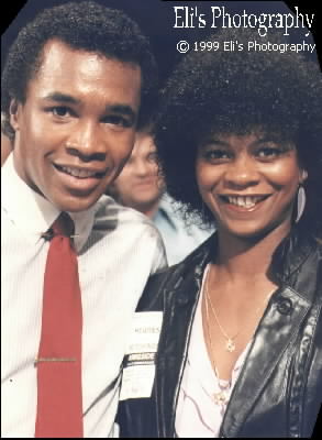 Sugar Ray Leonard and unknown woman