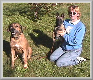 Chase, Perry & Mom 14 weeks