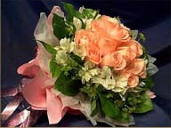 Peach Rose Bouquet