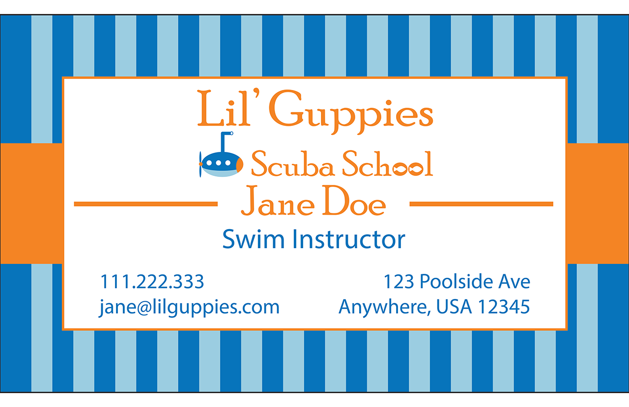 Lil Guppies Business Card
