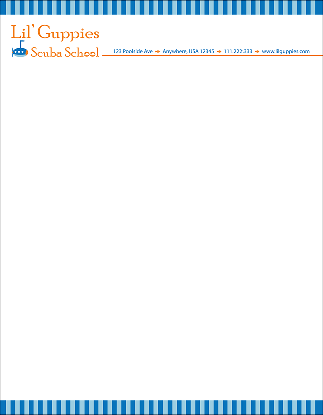 Lil'Guppies Letterhead