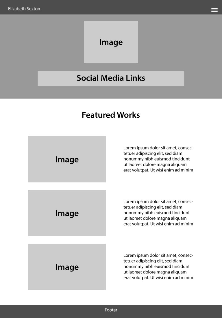 Tablet Wireframe