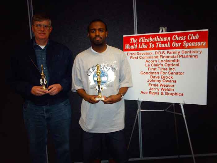 2nd and 1st place winners