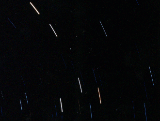 Stars by 2 hour time exposure