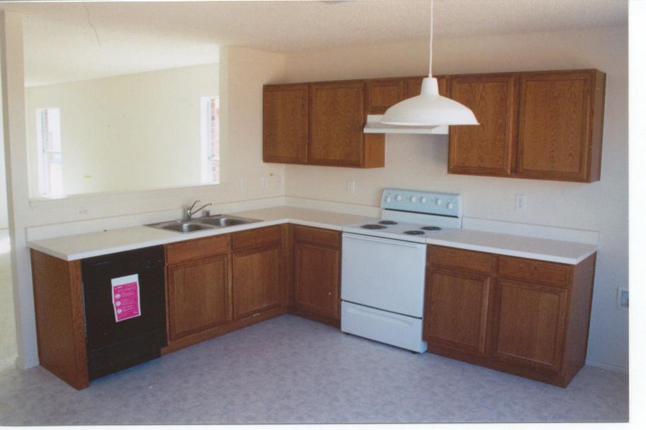Hey - why is the range white and the dishwasher black?
