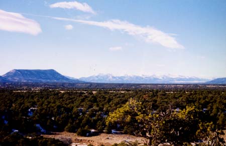 View of the Sangre de Cristos