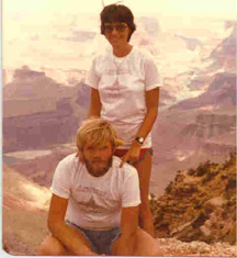 Michael & Ellen at the Grand Canyon, 1977