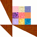 bouquet and fan block