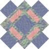 pink, blue, green block