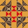 gold, orange, brown Handy Andy block