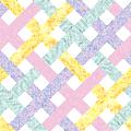 pink, blue, yellow, green, white block