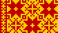 red, gold stars and diamonds