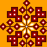 Bergama rug motif