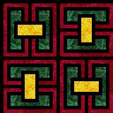red, green, gold rectangles