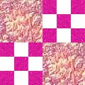 pink, gold shades block