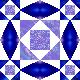 blue, lt blue block
