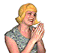 clapping lady