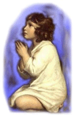 praying girl