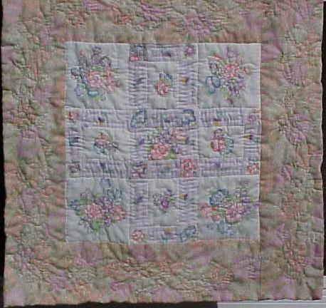 first quilt
closeup
