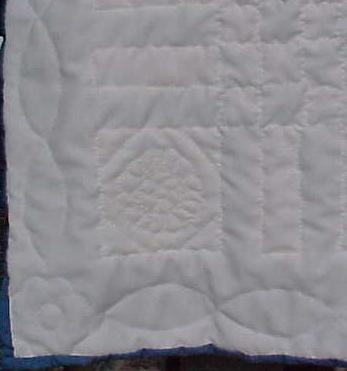 second quilt back closeup