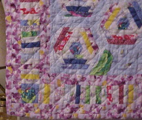 third quilt, close up