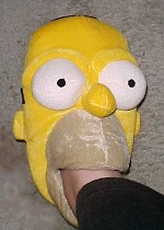 Homer Simpson slipper