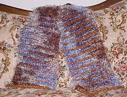 Ocean and Bronze Scarf