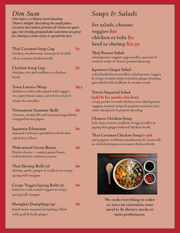 Menu Page 1