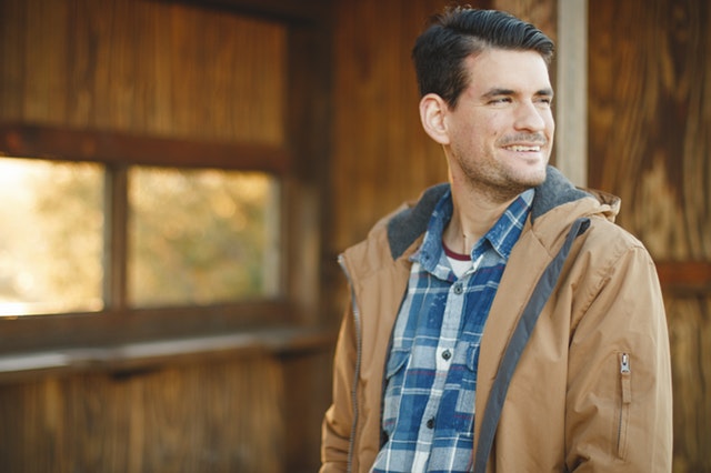 tan jacket