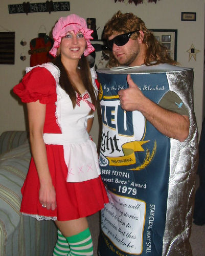 Us ready for our costume Party!