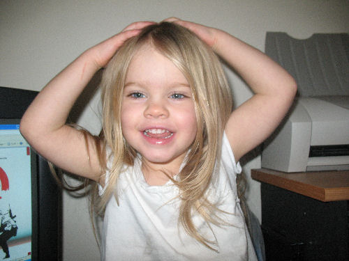 Piper being silly!