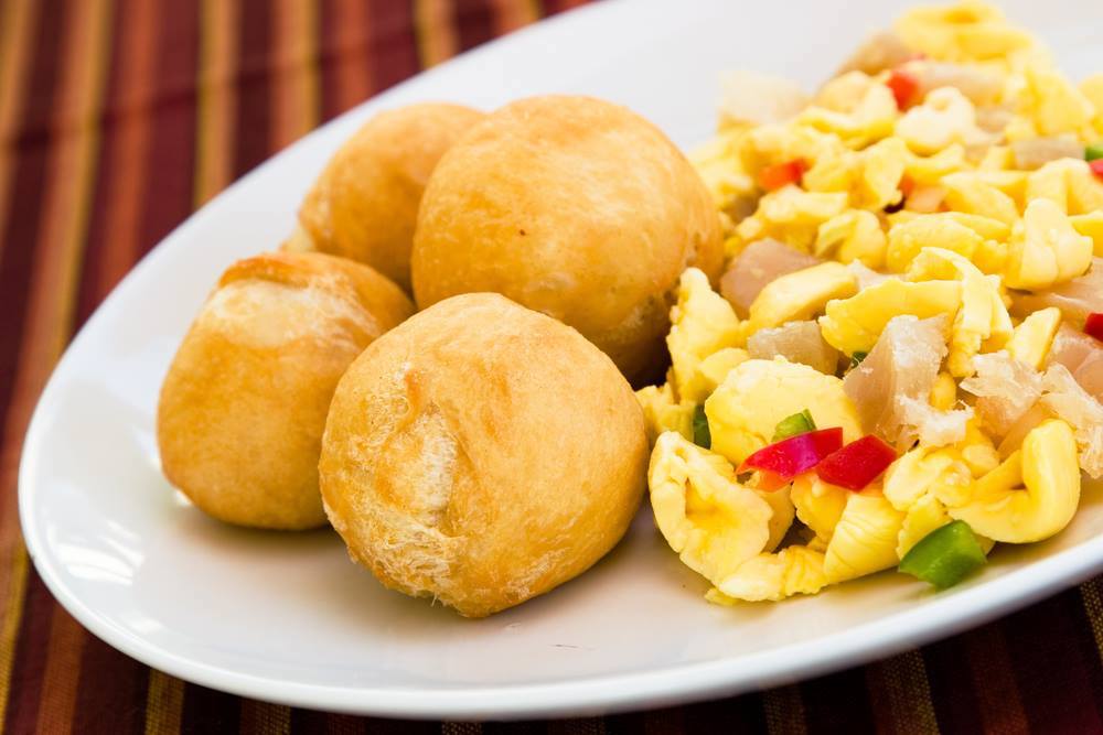 Ackee Saltfish starter portion