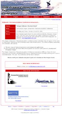 Oregon Connections Telecommunications Conference