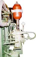 Accumulator for ELMAT injection Moulding Machines