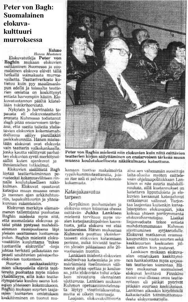Kainuun Sanomat 24.10.94