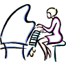 Picture of lady Playing Piano