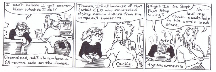 Trish typically works 12 hour shifts, 4 days a week.&nbsp; She's been robbed eight times (twice at gunpoint)