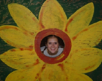 Miss Sherron's Face in a Flower
