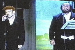 Bono y Pavarotti