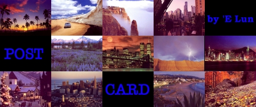 POSTCARD by 'E Lun