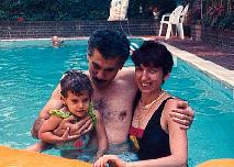 "Irene & Family" 4jul93 . EXB Protest Photo