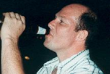 "JP Drinkin' Beer" . Otoole-Barnett 4jul94 . EXB Protest Photo